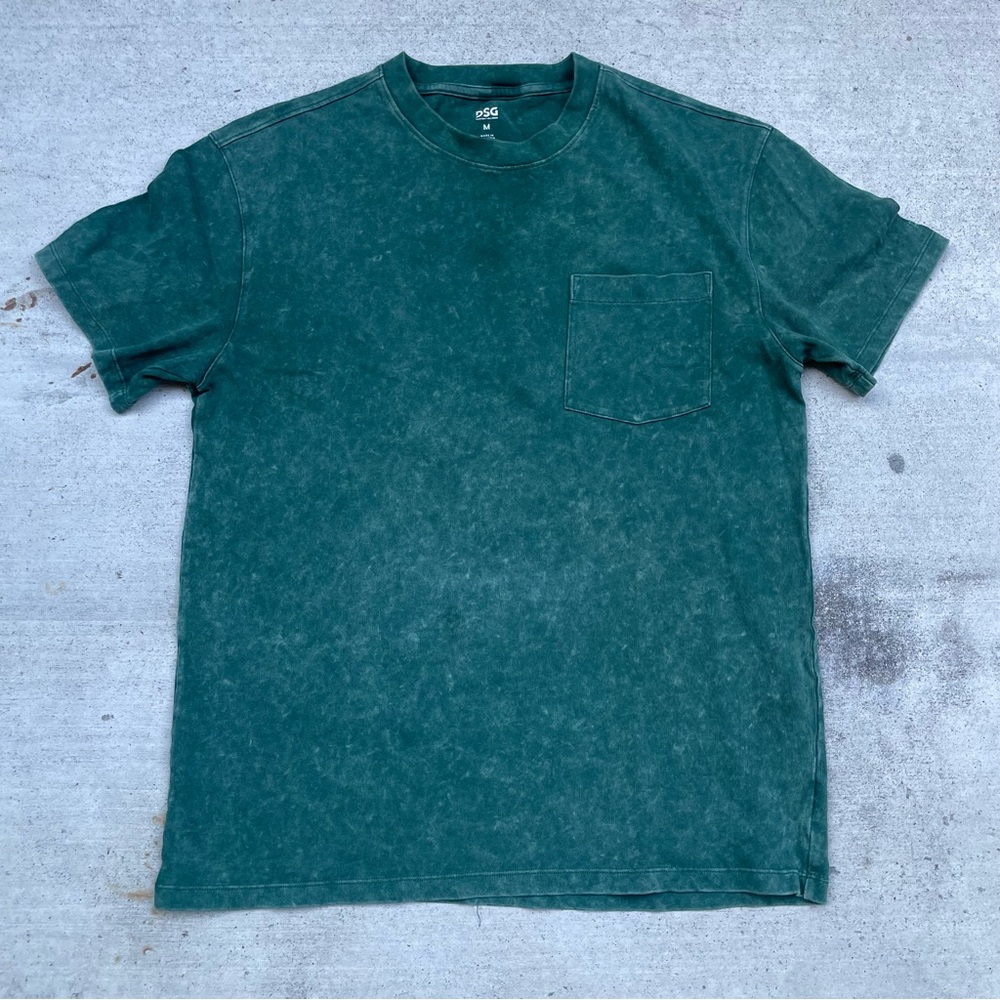 DSG Mineral Washed Dark Teal Pocket Short Sleeve Tee
